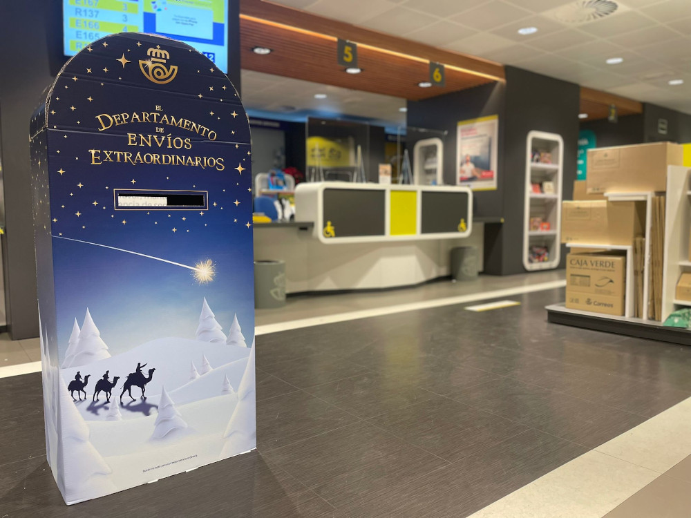 Correos instala 10 buzones en sus oficinas de la provincia para las cartas a los Reyes Magos